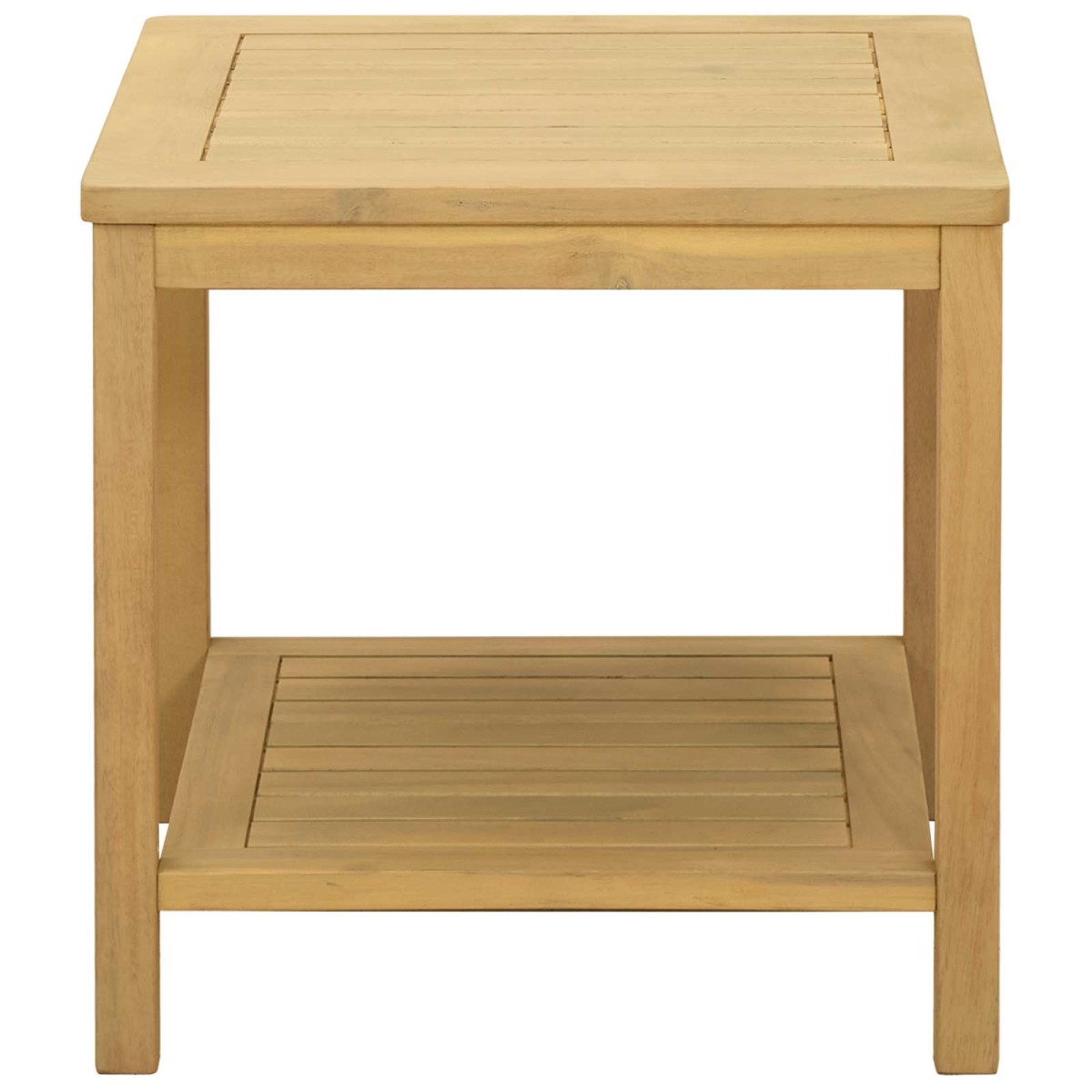 vidaXL Τραπεζάκι Πλευράς Φυσικό Λάδι 45 x 45 x 45 cm