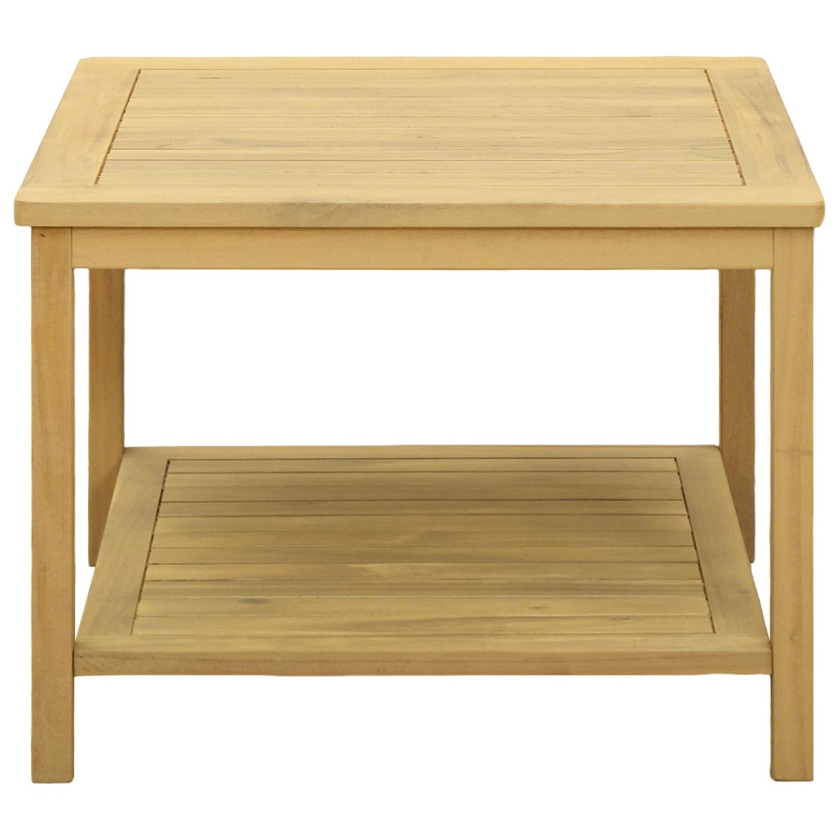 vidaXL Τραπεζάκι Πλευράς Φυσικό Λάδι 60 x 60 x 45 cm