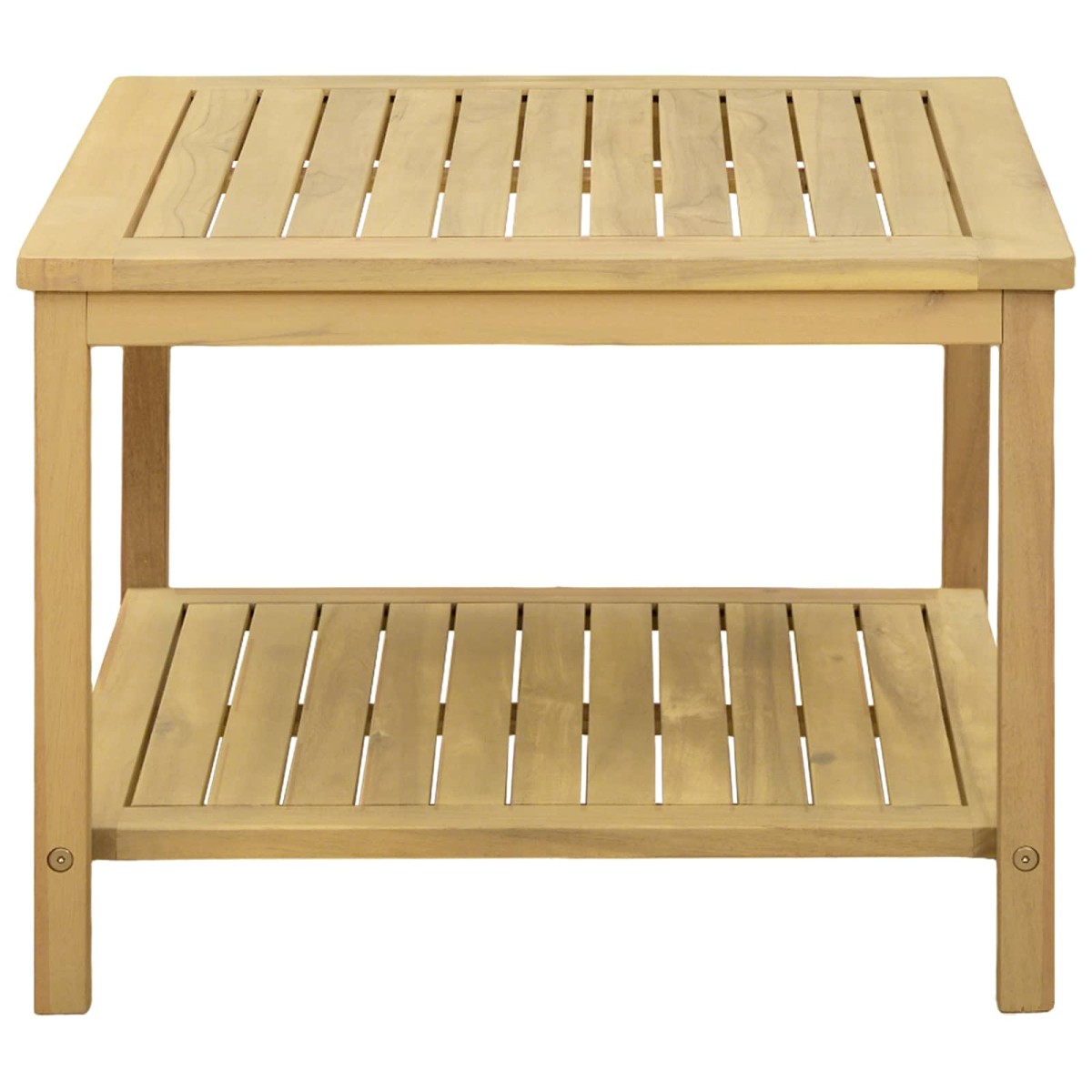 vidaXL Τραπεζάκι Πλευράς Φυσικό Λάδι 60 x 60 x 45 cm