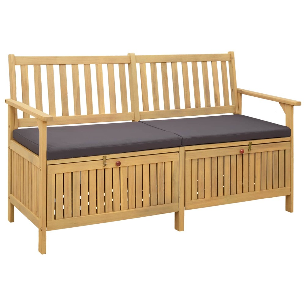 vidaXL Παγκάκι με αποθήκευση 2 -Seater 148 x 63 x 84 εκ. Ορθογώνιος