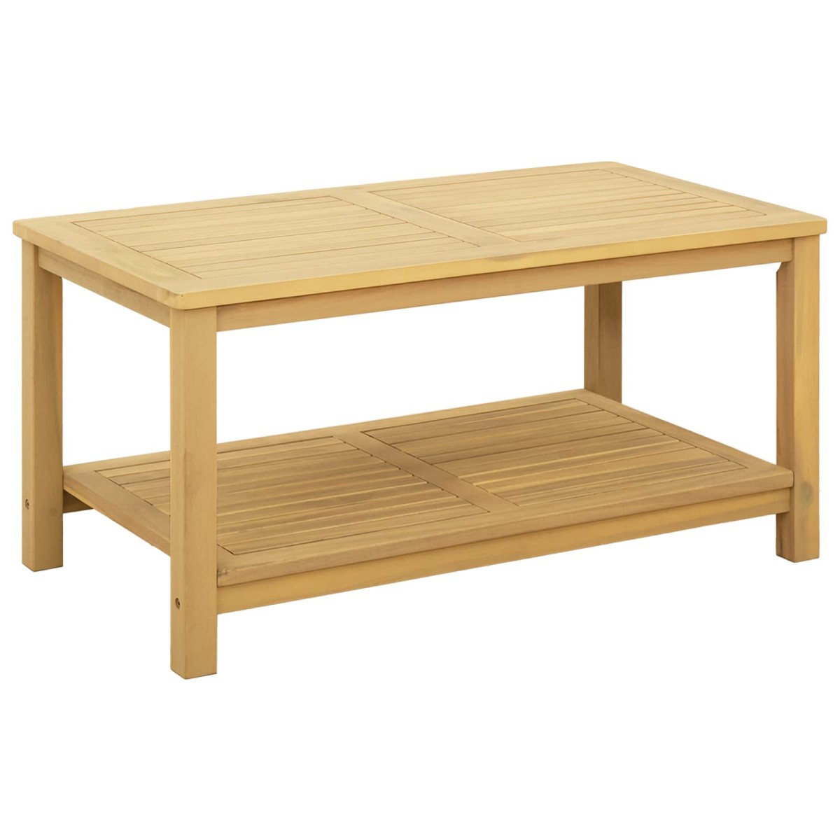 vidaXL Τραπεζάκι Πλευράς Φυσικό Λάδι 90 x 50 x 45 cm