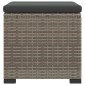 vidaXL Υποπόδιο κήπου με μαξιλάρι 40 x 30 x 40 εκ