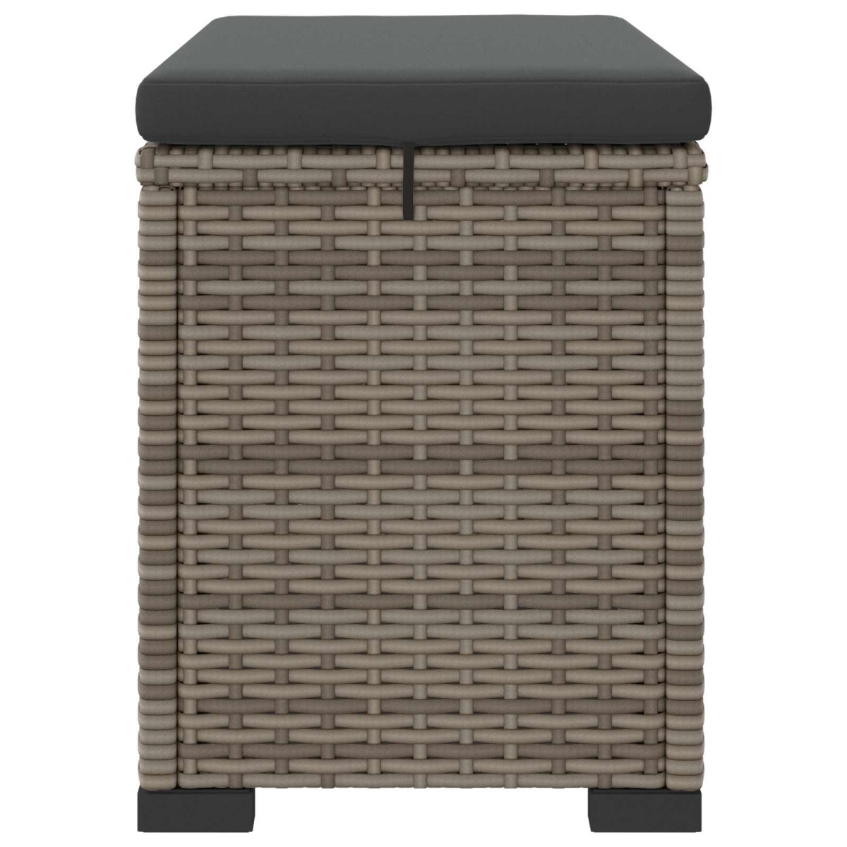 vidaXL Υποπόδιο κήπου με μαξιλάρι 40 x 30 x 40 εκ