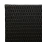 vidaXL Ψηλός γλάστρα Μαύρο 55 x 22 x 70 εκ συνθετικό ρατάν