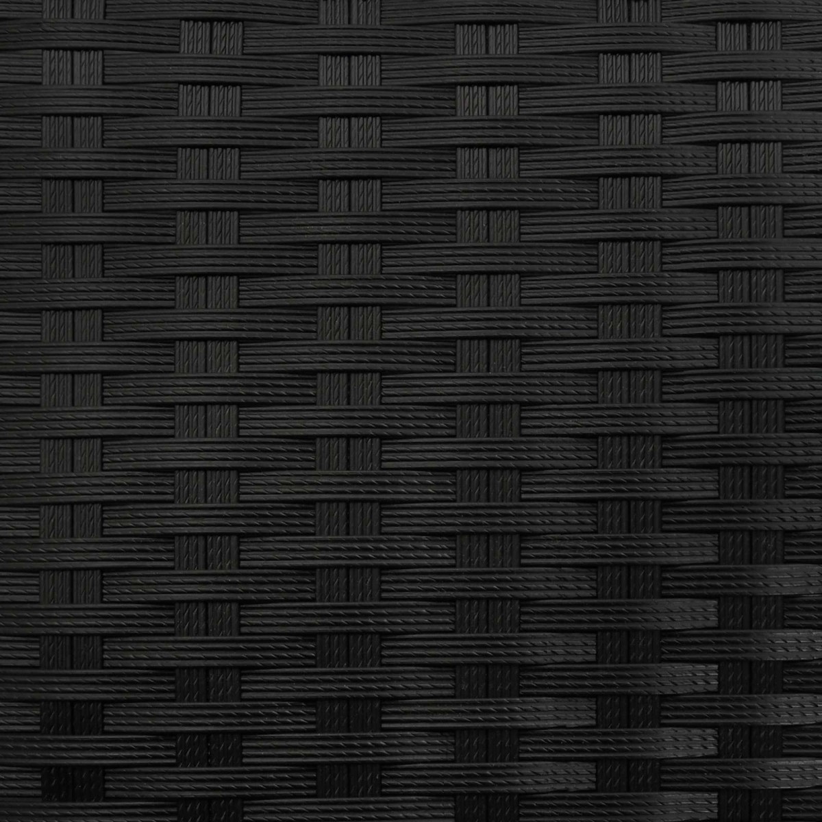 vidaXL Τραπεζάκι Πλευράς Μαύρο 35 x 35 x 70 cm συνθετικό ρατάν