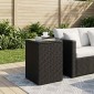 vidaXL Τραπεζάκι Πλευράς Μαύρο 35 x 35 x 70 cm συνθετικό ρατάν