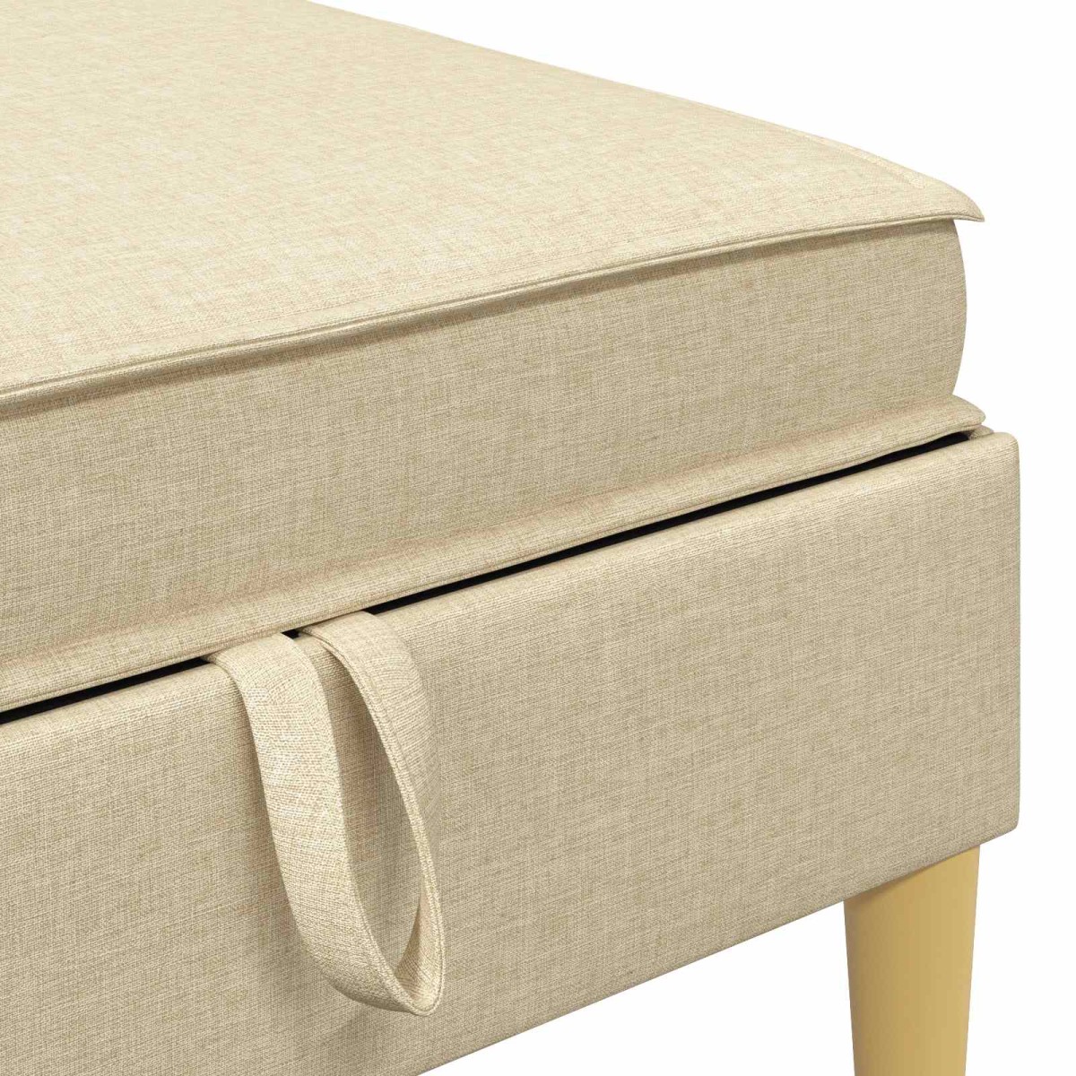 vidaXL Καθιστικό με αποθήκευση Ύφασμα