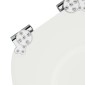 vidaXL Μαλακή κλειστή λεκάνη Λευκός 44 x 38 εκ. Πίνακας MDF