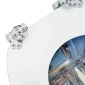 vidaXL Μαλακή κλειστή λεκάνη Πολύχρωμο 44 x 38 εκ. Πίνακας MDF