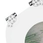 vidaXL Μαλακή κλειστή λεκάνη Πράσινο 44 x 38 εκ. Πίνακας MDF