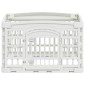 vidaXL Αλάνα Σκύλου 4 Πάνελ 60 x 60 x 38 cm Πλαστικό Λευκό