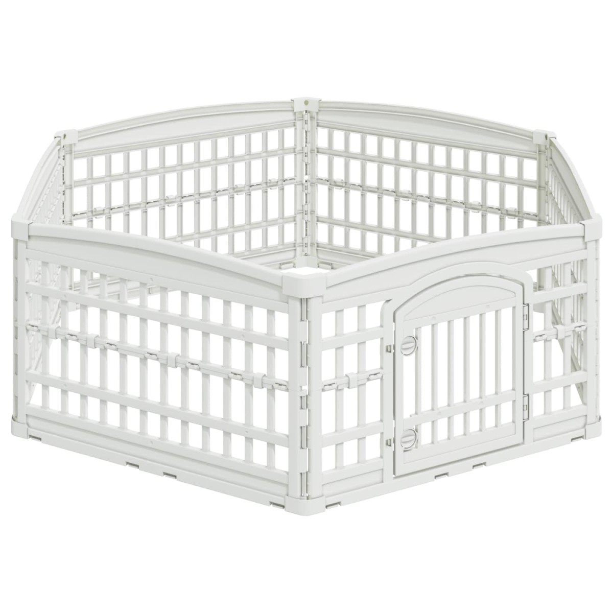 vidaXL Παιχνιδόσπιτο Σκύλου 6 Πάνελ 177,5 x 154,5 x 58 εκ Πλαστικό