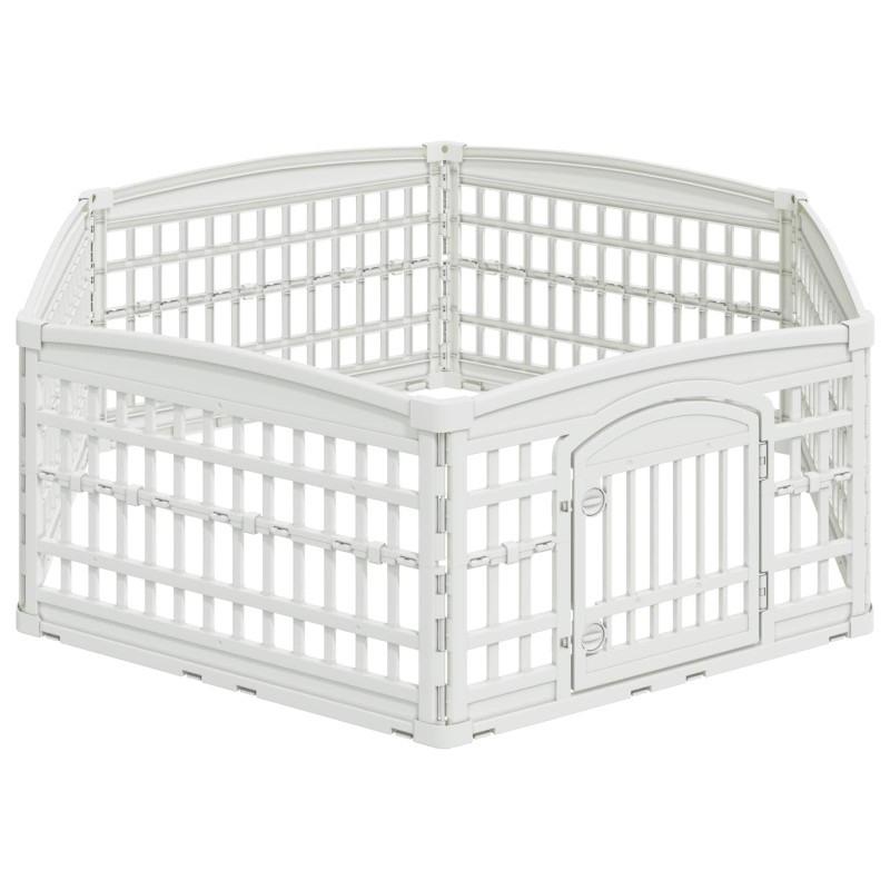 vidaXL Παιχνιδόσπιτο Σκύλου 6 Πάνελ 177,5 x 154,5 x 58 εκ Πλαστικό