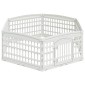 vidaXL Παιχνιδόσπιτο Σκύλου 6 Πάνελ 177,5 x 154,5 x 58 εκ Πλαστικό