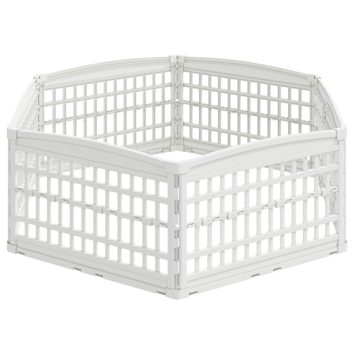 vidaXL Παιχνιδόσπιτο Σκύλου 6 Πάνελ 177,5 x 154,5 x 58 εκ Πλαστικό