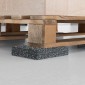 vidaXL Ρολός Γρανουλάρου Καουτσούκ Μαύρο 1000 x 12 x 0,6 εκ Λάστιχο