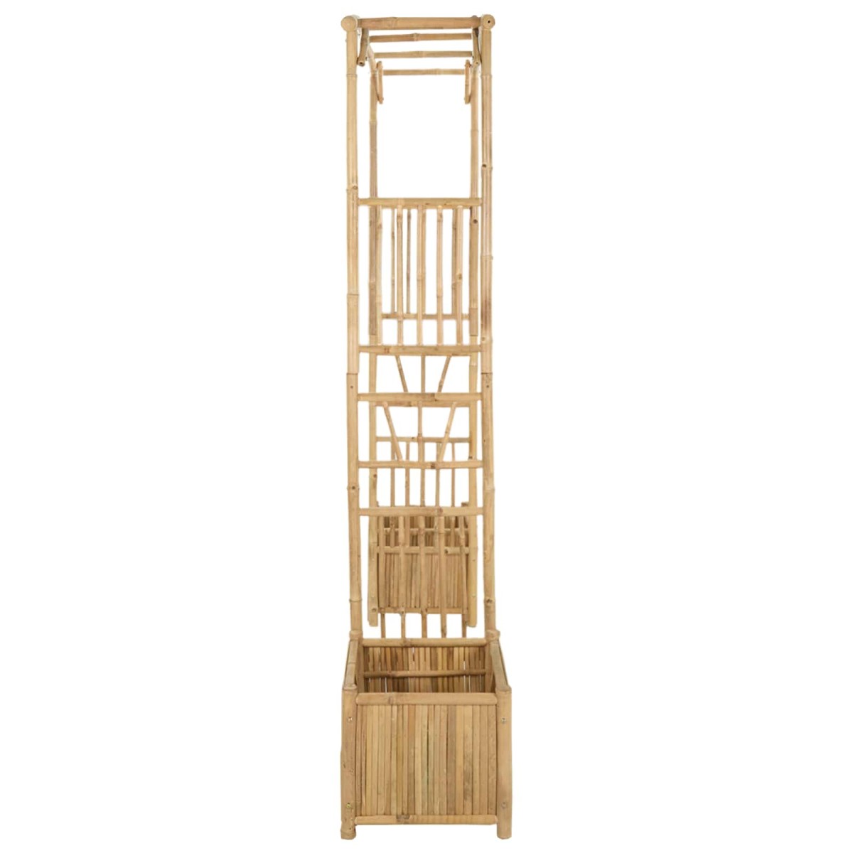 vidaXL Κήπος Αψίδα Φυσικό 177 x 40 x 205 εκ. Μπαμπού