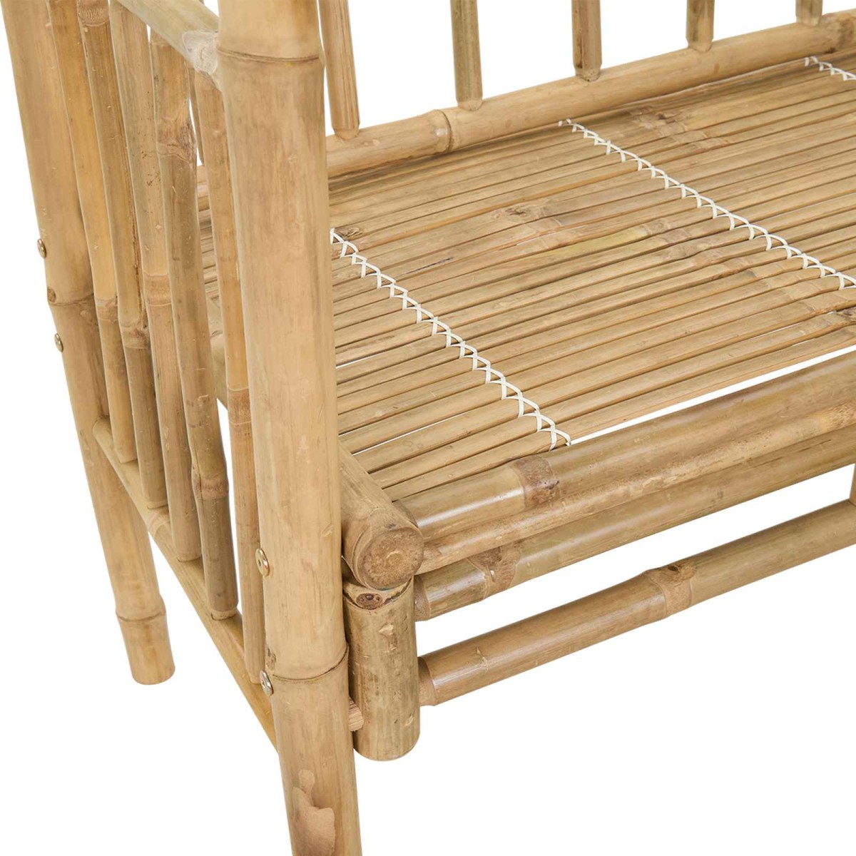 vidaXL Κήπος Καμάρα με Παγκάκι 115 x 50 x 205 εκ. Μπαμπού