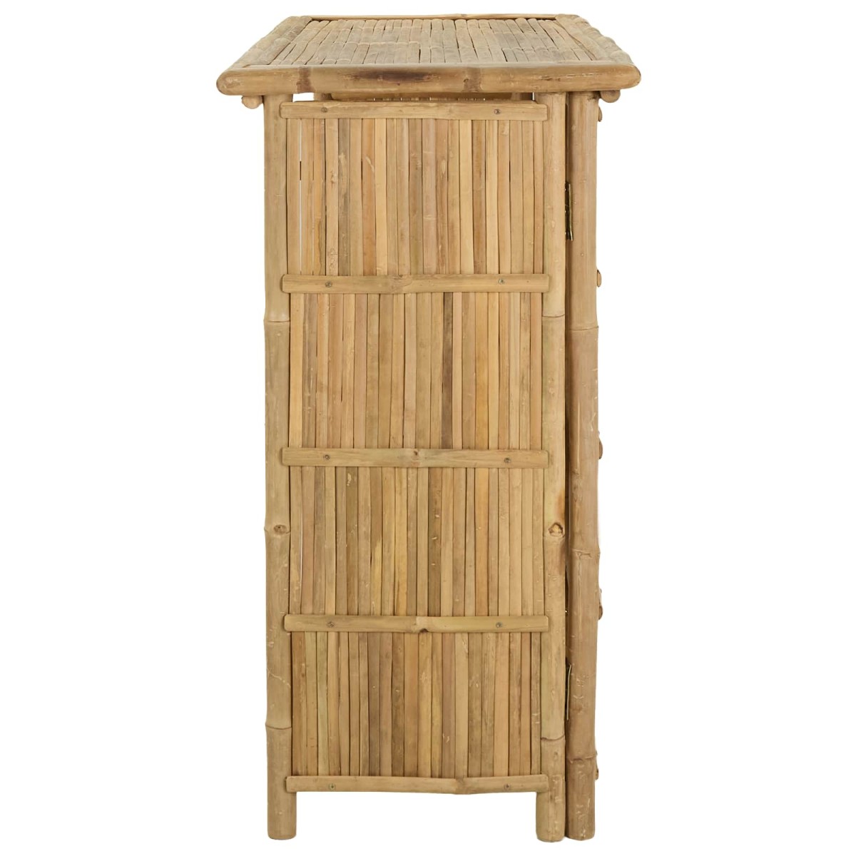 vidaXL Εξωτερικό τραπέζι μπαρ Φυσικό 115 x 55 x 105 εκ. Μπαμπού