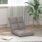 vidaXL Ρυθμιζόμενη Πολυθρόνα Δαπέδου Taupe Ύφασμα