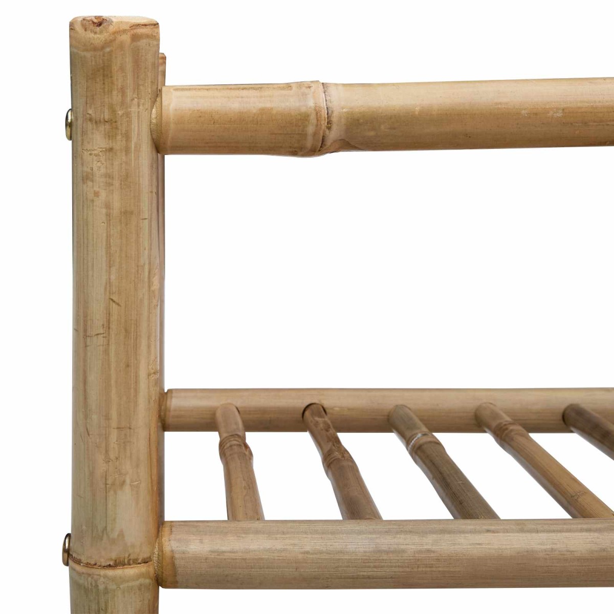 vidaXL Ράφι Παπουτσιών με ράφι Φυσικό 68 x 28 x 30 εκ Μπαμπού