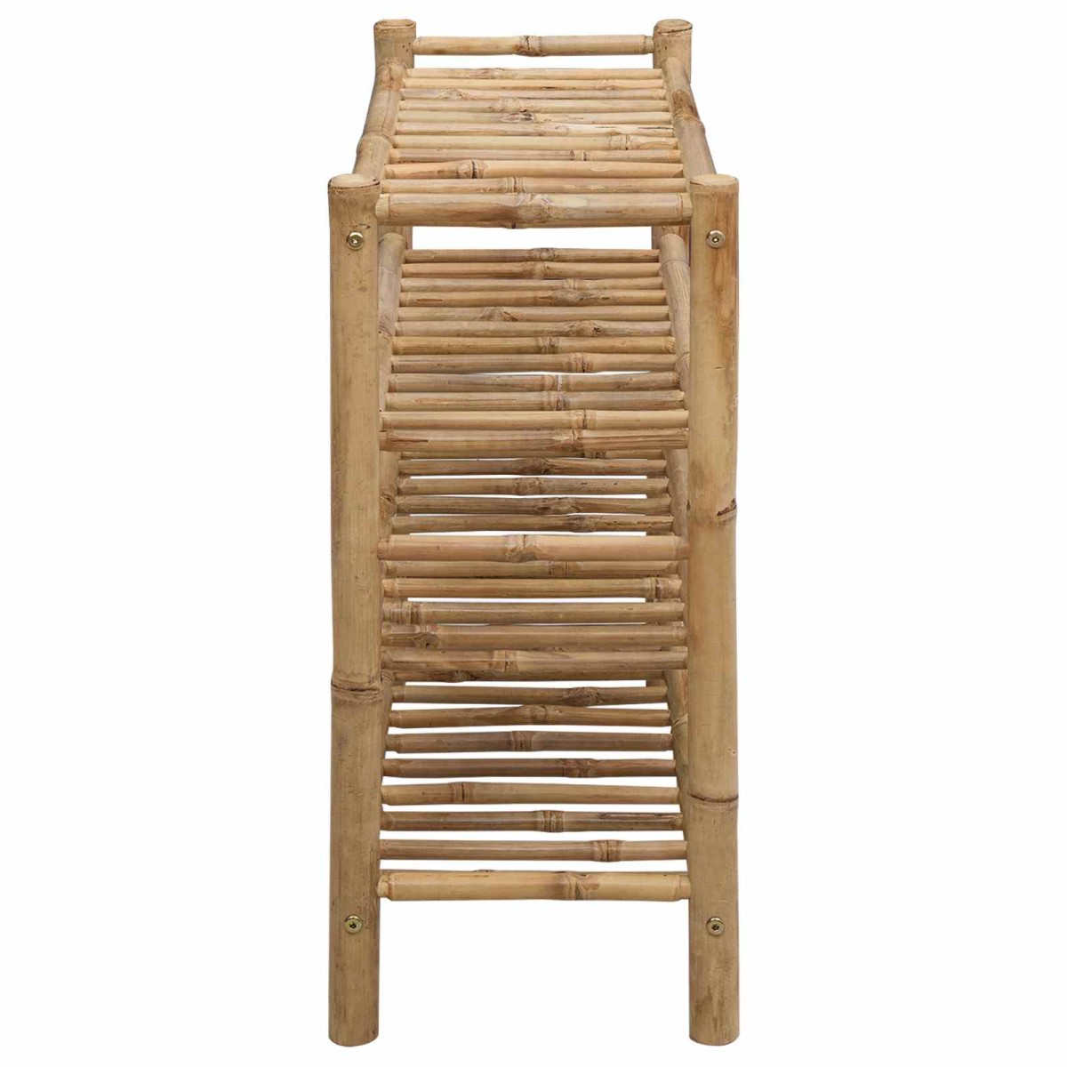 vidaXL Ράφι Παπουτσιών με ράφι Φυσικό 68 x 28 x 63 εκ Μπαμπού