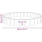 vidaXL Πισίνα Σκύλου Κόκκινο Ø200 x 30 cm Χοντρό PVC