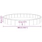 vidaXL Πισίνα Σκύλου Κόκκινο Ø300 x 38 cm Χοντρό PVC