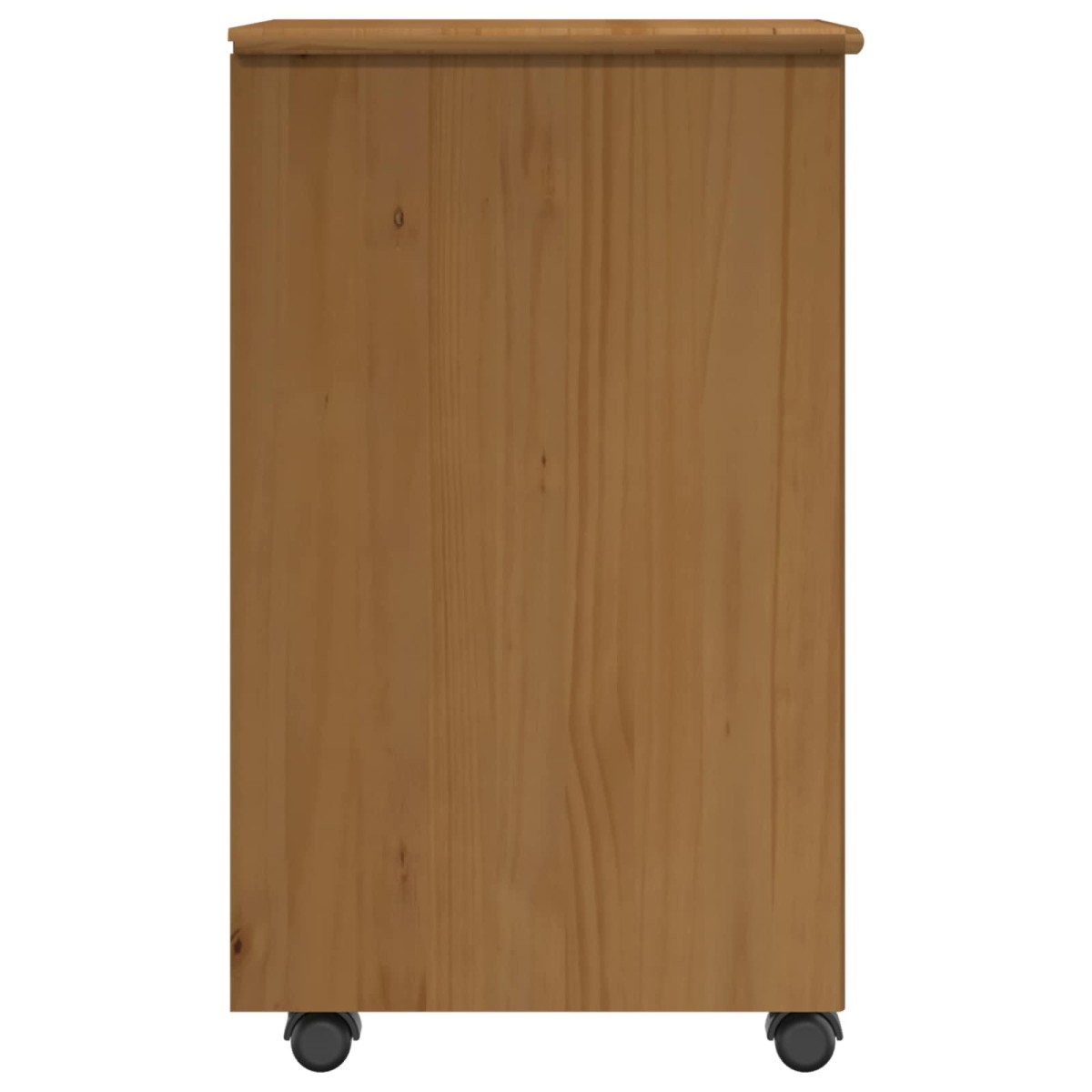 vidaXL Κινητό Ντουλάπι Μέλι Καφέ 34 x 39 x 65,5 cm Στερεό ξύλο πεύκου