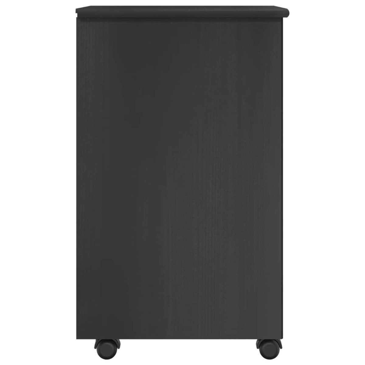 vidaXL Κινητό Ντουλάπι Γκρι 34 x 39 x 65,5 cm Στερεό ξύλο πεύκου