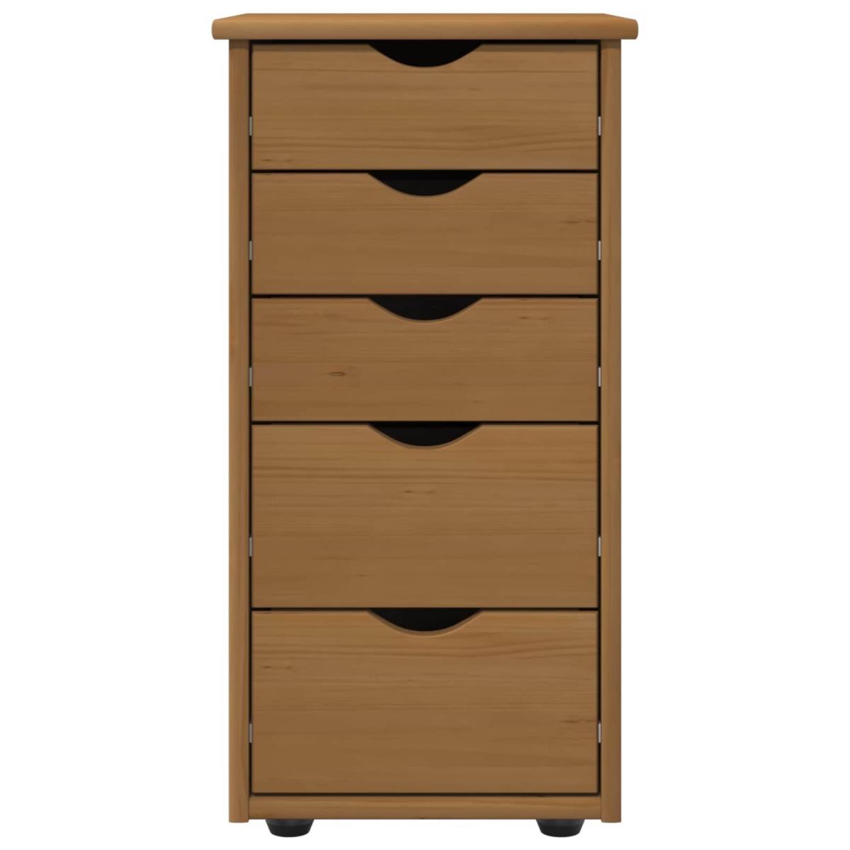vidaXL Ντουλαπιού Μέλι Καφέ 34 x 39 x 61,5 εκ Στερεό ξύλο πεύκου