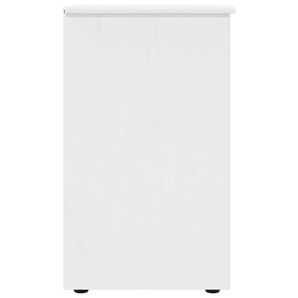 vidaXL Ντουλαπιού Λευκό 34 x 39 x 61,5 εκ Στερεό ξύλο πεύκου