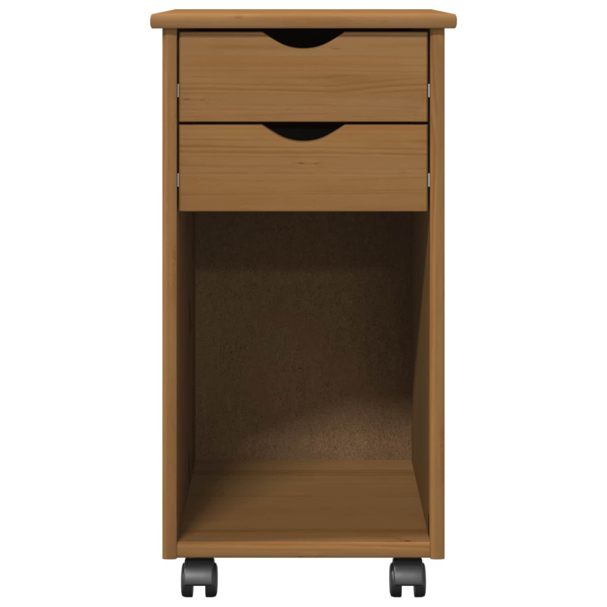 vidaXL Κινητό Ντουλάπι Μέλι Καφέ 34 x 39 x 65,5 cm Στερεό πεύκο