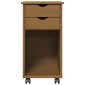 vidaXL Κινητό Ντουλάπι Μέλι Καφέ 34 x 39 x 65,5 cm Στερεό πεύκο