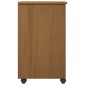 vidaXL Κινητό Ντουλάπι Μέλι Καφέ 34 x 39 x 65,5 cm Στερεό πεύκο