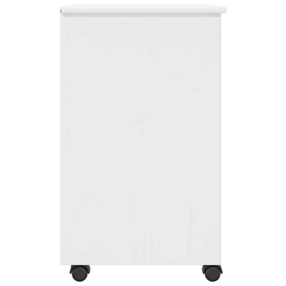 vidaXL Κινητό Ντουλάπι Λευκός 34 x 39 x 65,5 cm Στερεό πεύκο