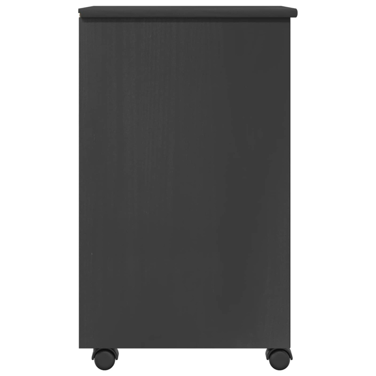 vidaXL Κινητό Ντουλάπι Γκρι 34 x 39 x 65,5 cm Στερεό πεύκο