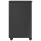 vidaXL Κινητό Ντουλάπι Γκρι 34 x 39 x 65,5 cm Στερεό πεύκο