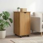 vidaXL Κινητό Ντουλάπι Μέλι Καφέ 34 x 39 x 65,5 cm Στερεό ξύλο πεύκου