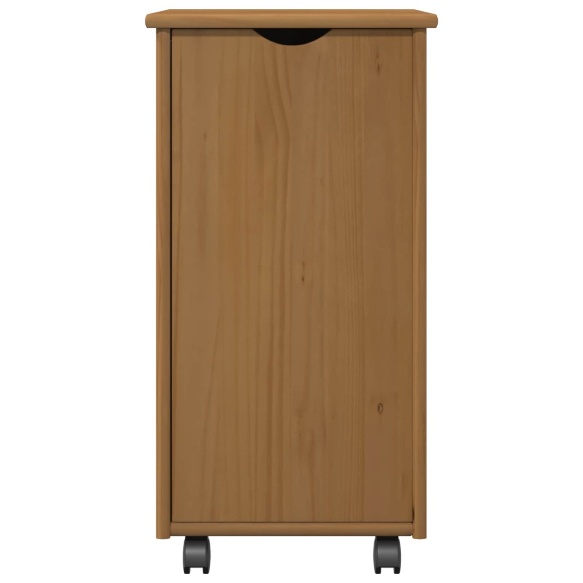 vidaXL Κινητό Ντουλάπι Μέλι Καφέ 34 x 39 x 65,5 cm Στερεό ξύλο πεύκου