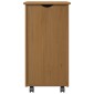vidaXL Κινητό Ντουλάπι Μέλι Καφέ 34 x 39 x 65,5 cm Στερεό ξύλο πεύκου