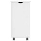 vidaXL Κινητό Ντουλάπι Λευκό 34 x 39 x 65,5 cm Στερεό ξύλο πεύκου