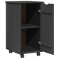 vidaXL Κινητό Ντουλάπι Γκρι 34 x 39 x 65,5 cm Στερεό ξύλο πεύκου