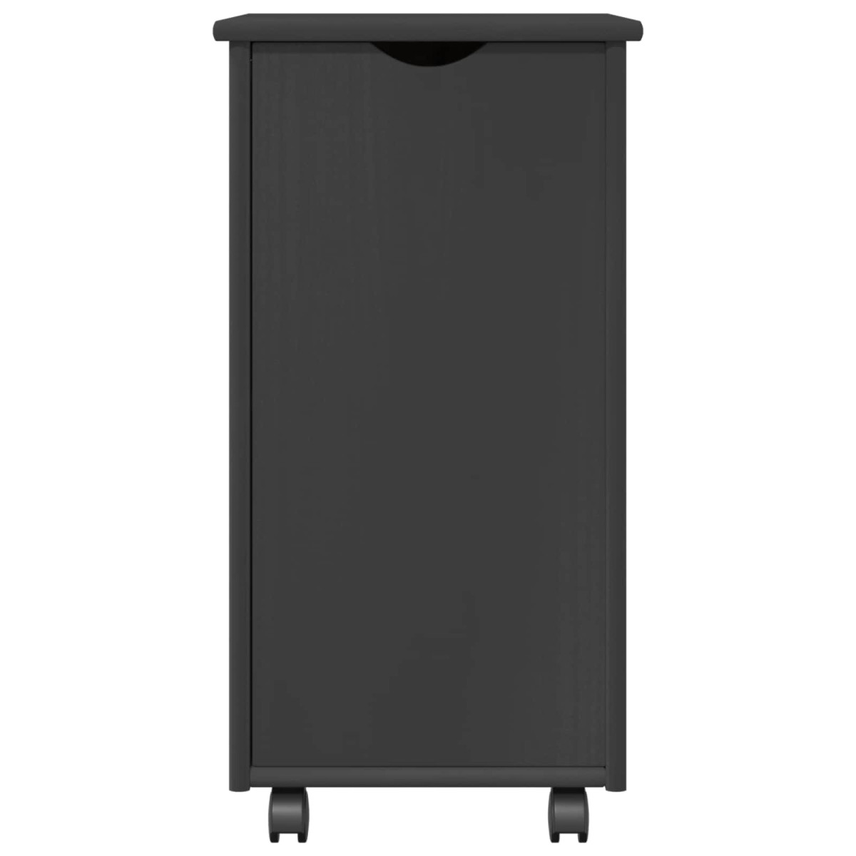 vidaXL Κινητό Ντουλάπι Γκρι 34 x 39 x 65,5 cm Στερεό ξύλο πεύκου