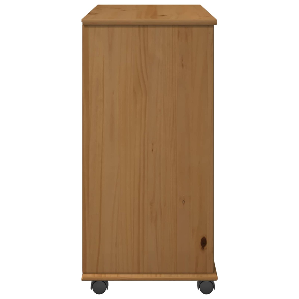 vidaXL Κινητό Ντουλάπι Μέλι Καφέ 63,5 x 39 x 79 εκ. Στερεό ξύλο πεύκου