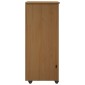 vidaXL Κινητό Ντουλάπι Μέλι Καφέ 34 x 39 x 93,5 εκ Στερεό ξύλο πεύκου