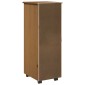 vidaXL Κινητό Ντουλάπι Μέλι Καφέ 34 x 39 x 93,5 εκ Στερεό ξύλο πεύκου