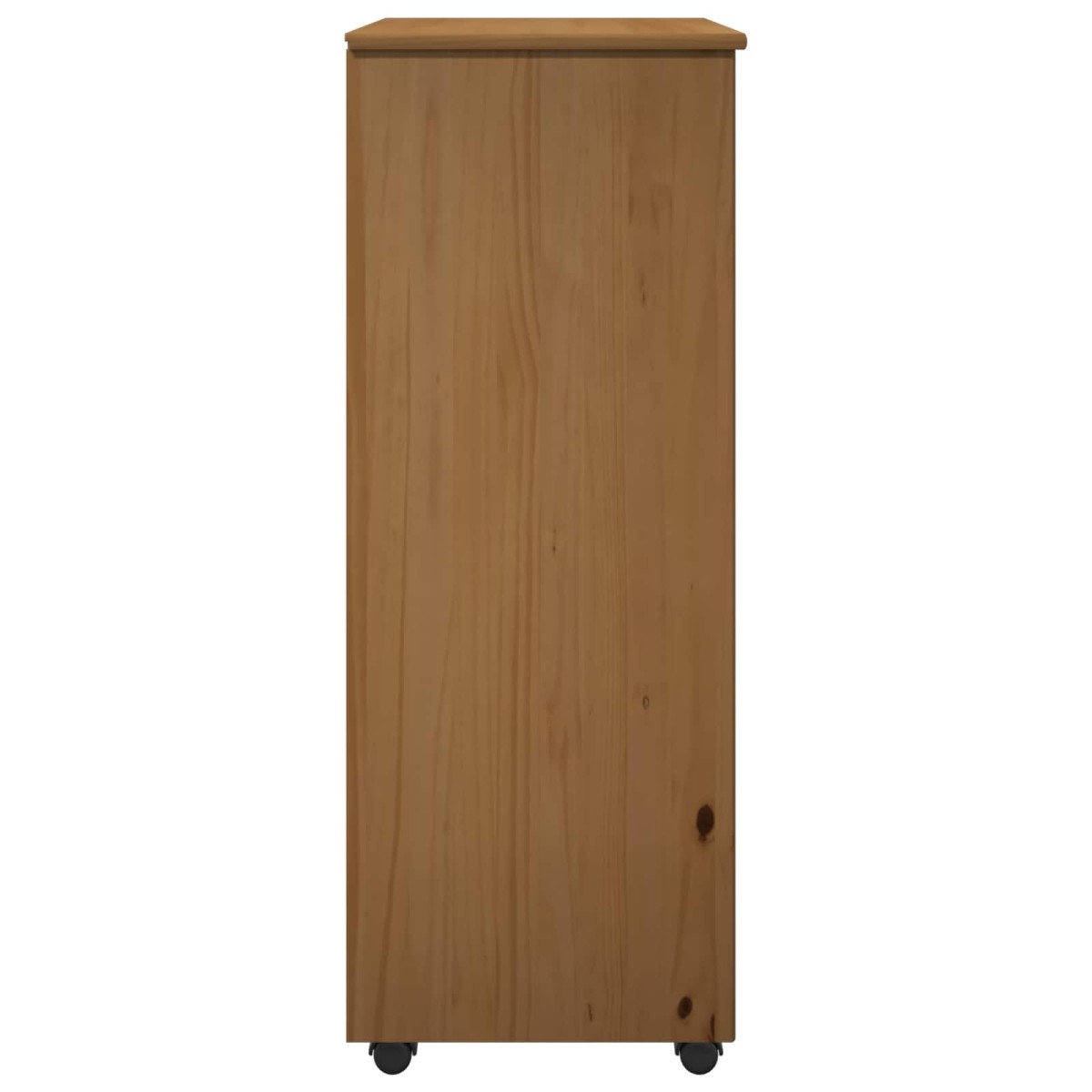 vidaXL Κινητό Ντουλάπι Μέλι Καφέ 53 x 39 x 103 cm Στερεό ξύλο πεύκου