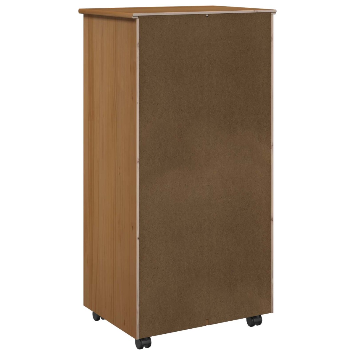 vidaXL Κινητό Ντουλάπι Μέλι Καφέ 53 x 39 x 103 cm Στερεό ξύλο πεύκου