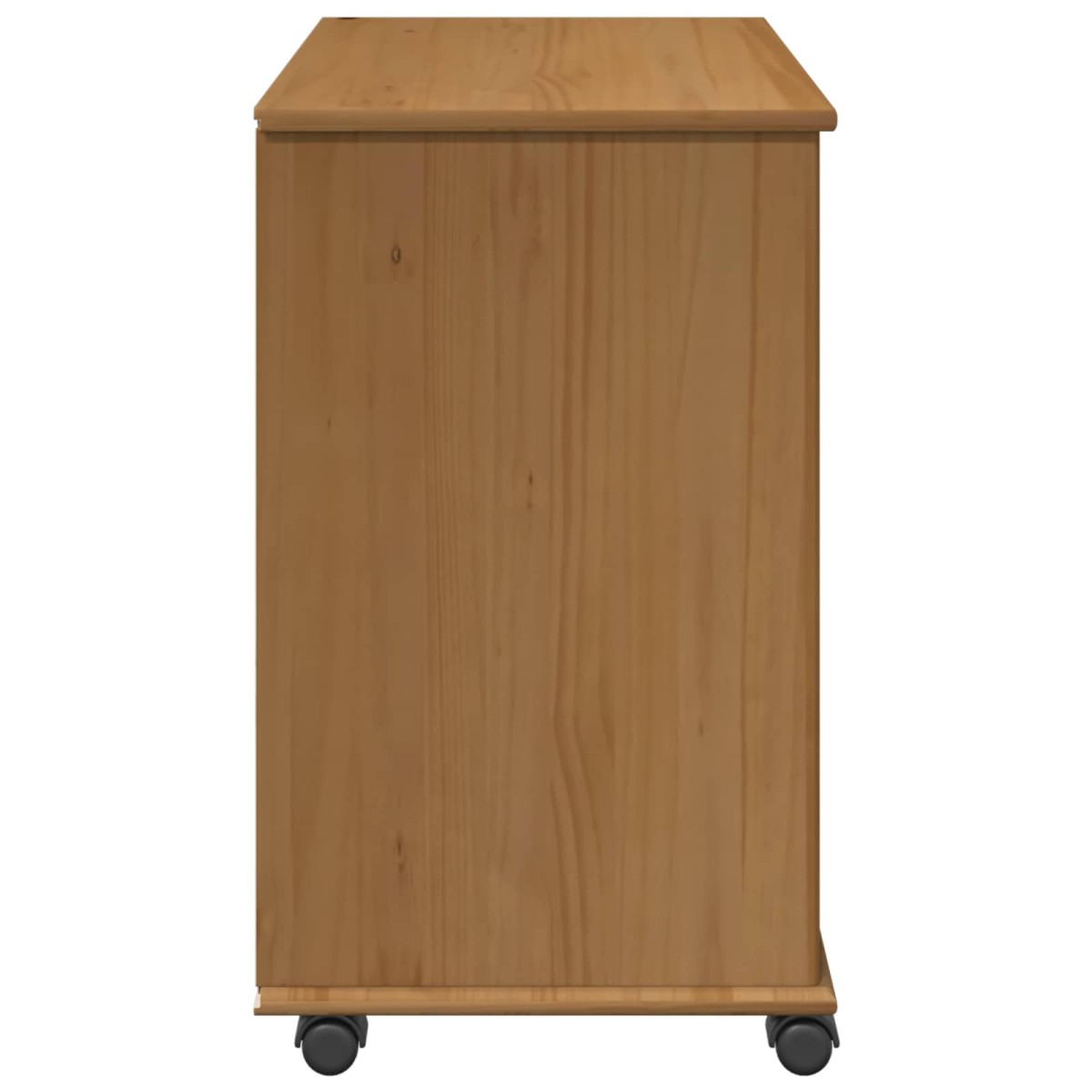vidaXL Κινητό Ντουλάπι με τροχούς Μέλι Καφέ 63,5 x 39 x 65,5 εκ